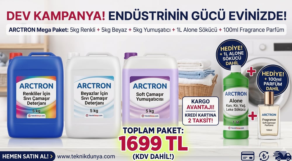 Arctron Çamaşır Temizlik Avantaj Paketi