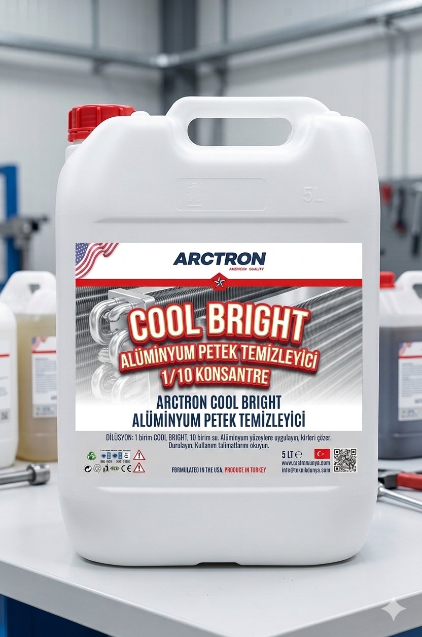ARCTRON COOL BRIGHT 1/10 Konsantre Alüminyum Petek Temizleyici