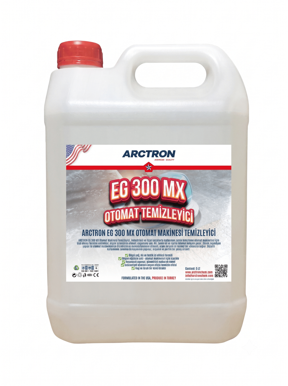 Arctron EG 300 MX Konsantre Otomat Zemin Temizleyici 1/5 - 20 KG
