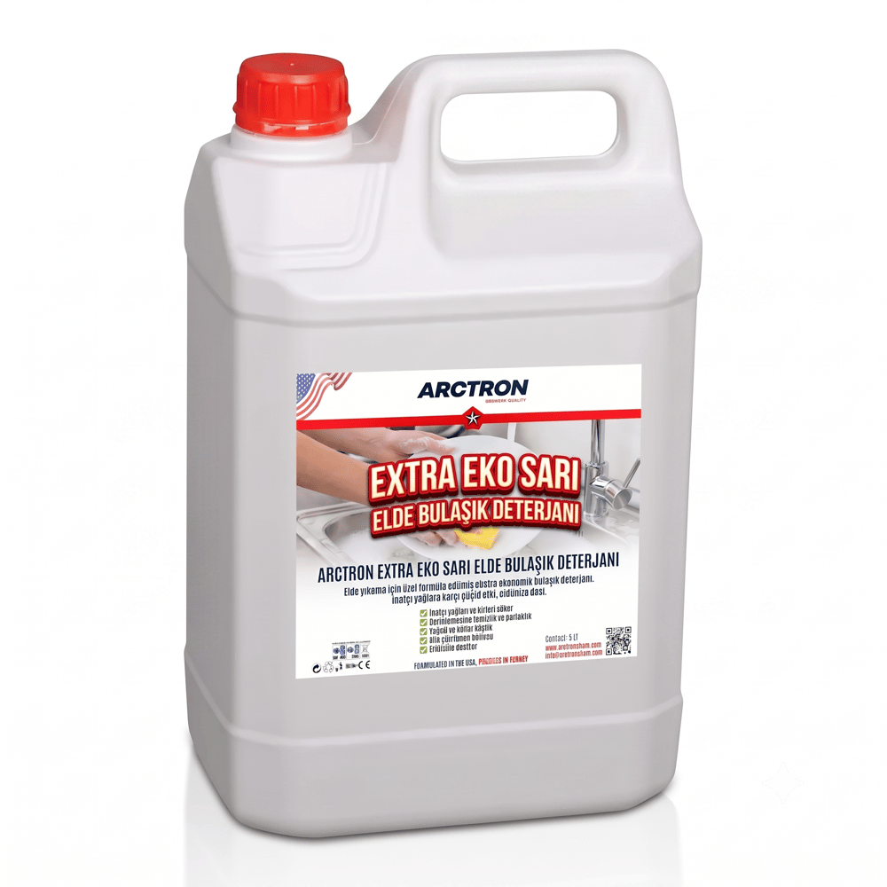 Arctron Extra Eko Sarı Elde Bulaşık Deterjanı - 1 KG