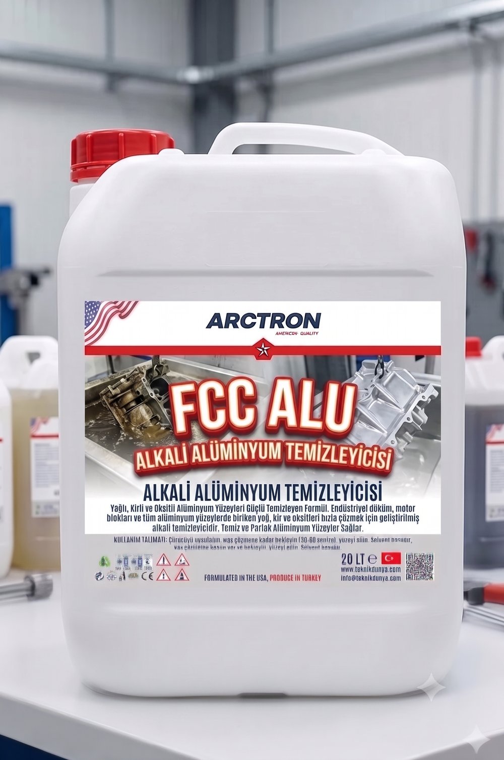 ARCTRON FCC ALÜ Alkali Alüminyum Temizleyicisi - 20 KG