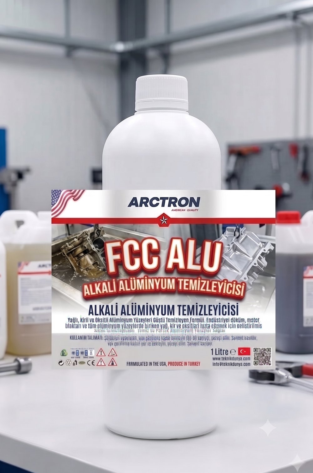 ARCTRON FCC ALÜ Alkali Alüminyum Temizleyicisi - 1 KG
