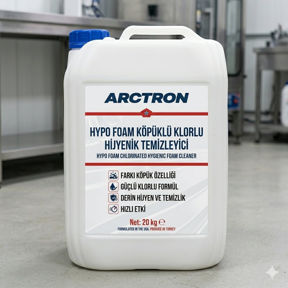 Arctron Hypo Foam Köpüklü Klorlu Hijyenik Temizleyici 20 KG