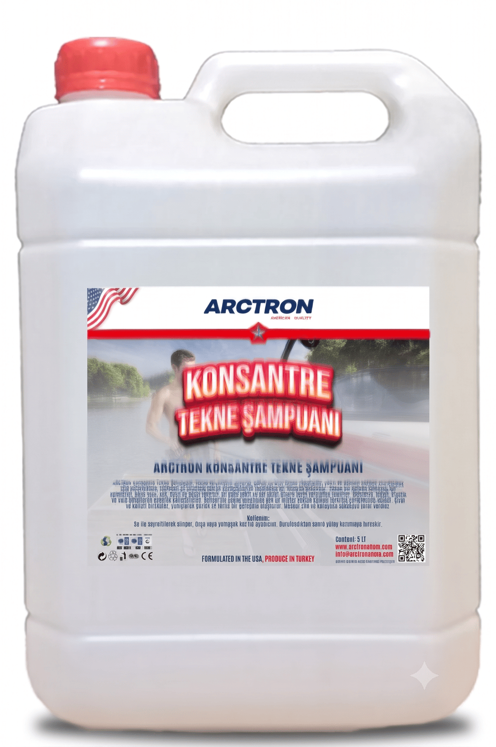 ARCTRON Konsantre Tekne Şampuanı - 20 KG