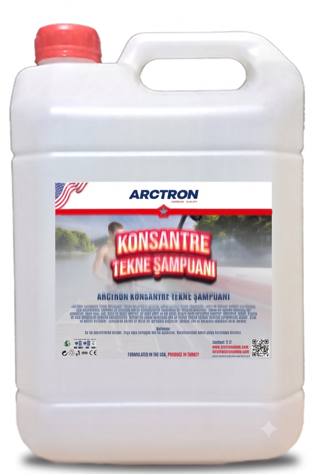 ARCTRON Konsantre Tekne Şampuanı - 5 KG