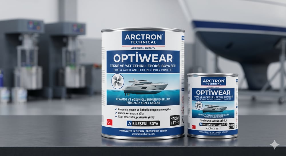ARCTRON Optiwear Tekne ve Yat Zehirli Epoksi Boya Seti