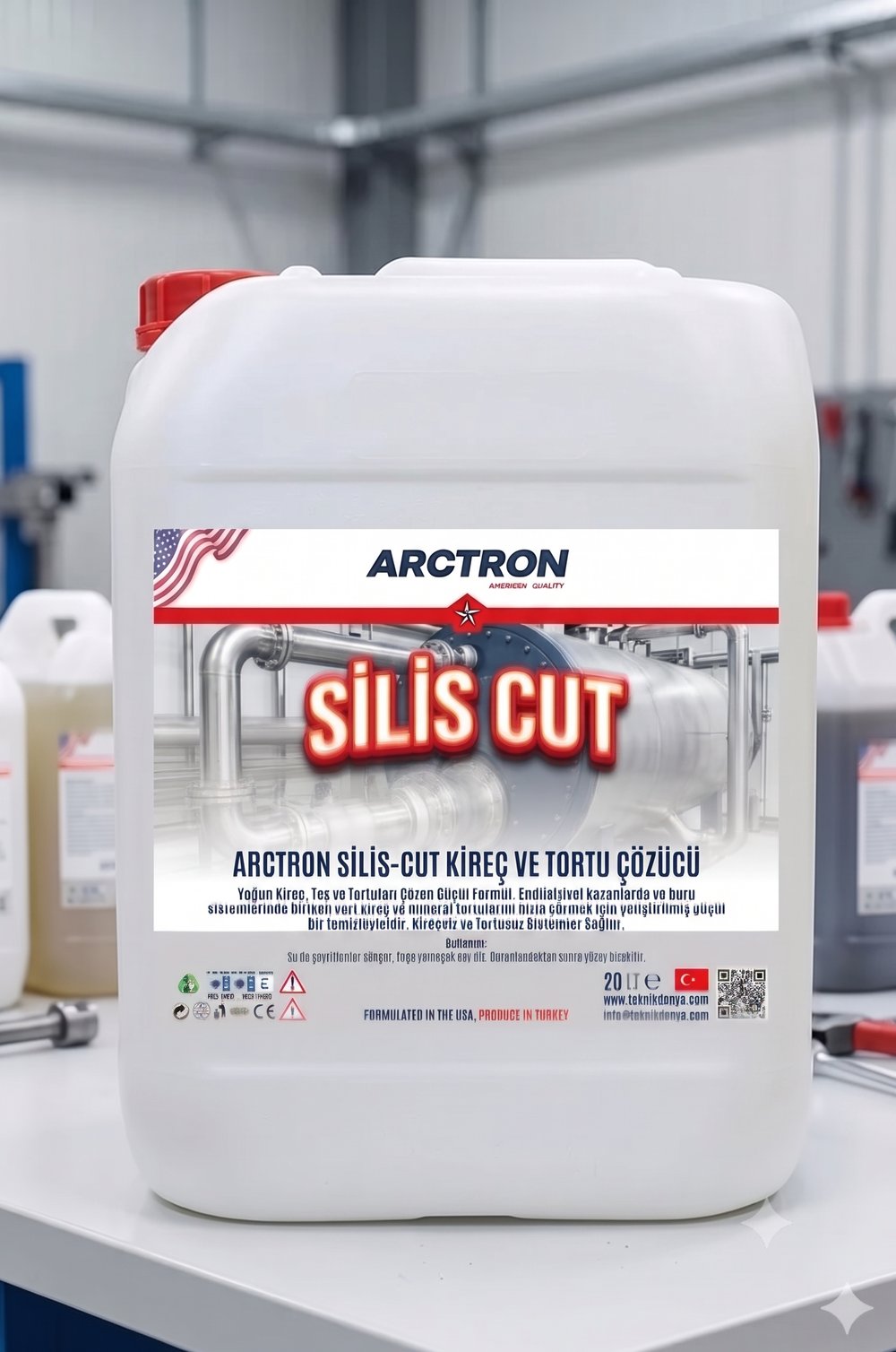 ARCTRON SİLİS CUT Kireç ve Kükürt Temizleyici - 20 KG