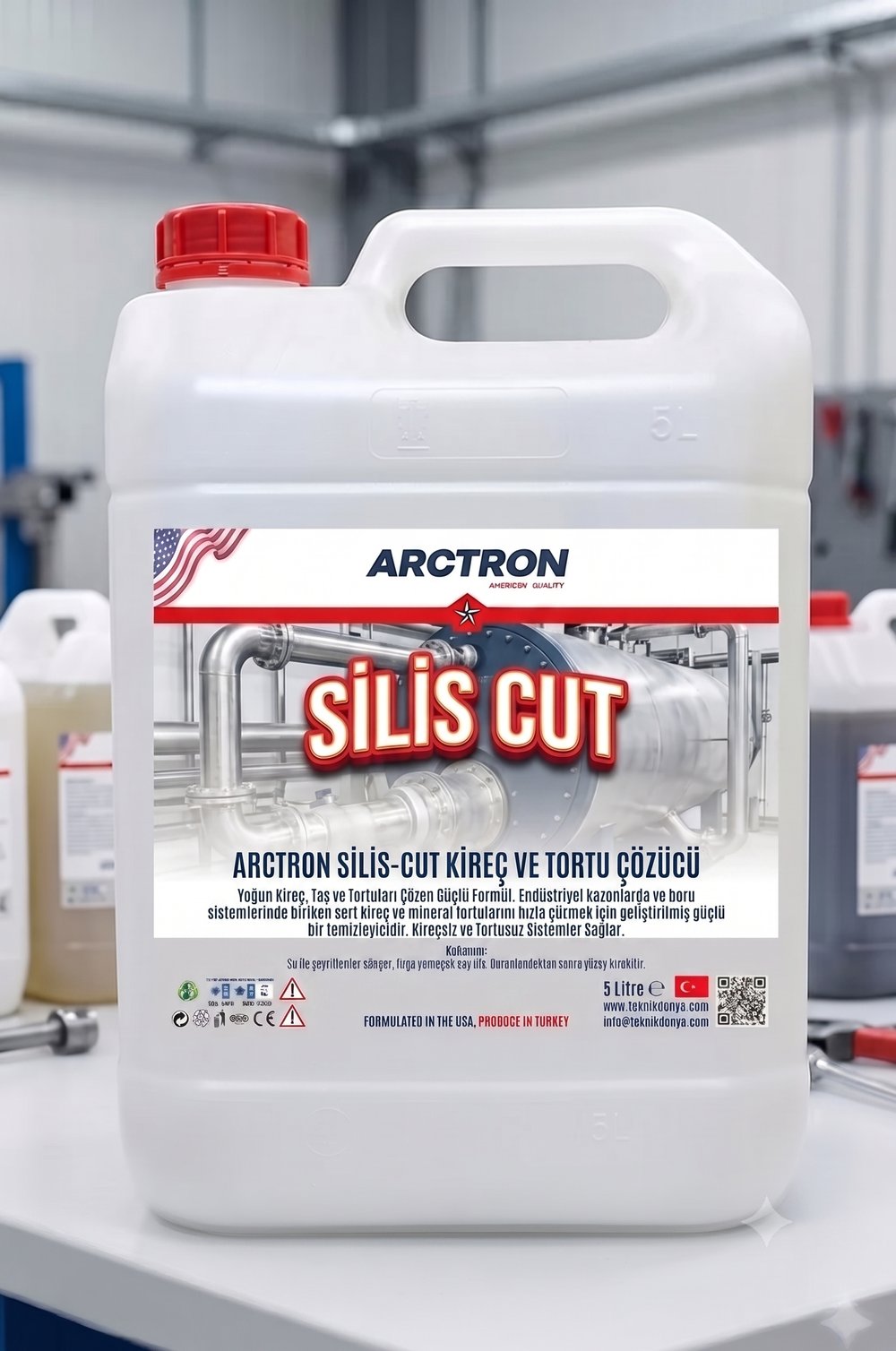 ARCTRON SİLİS CUT Kireç ve Kükürt Temizleyici - 5 KG