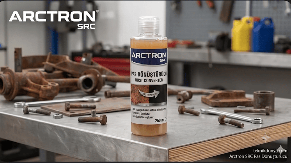 ARCTRON SRC Korozyon Pas Dönüştürücü ve Metal Astarı - 250 ML