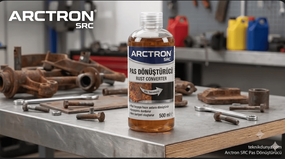 ARCTRON SRC Korozyon Pas Dönüştürücü ve Metal Astarı - 500 ML