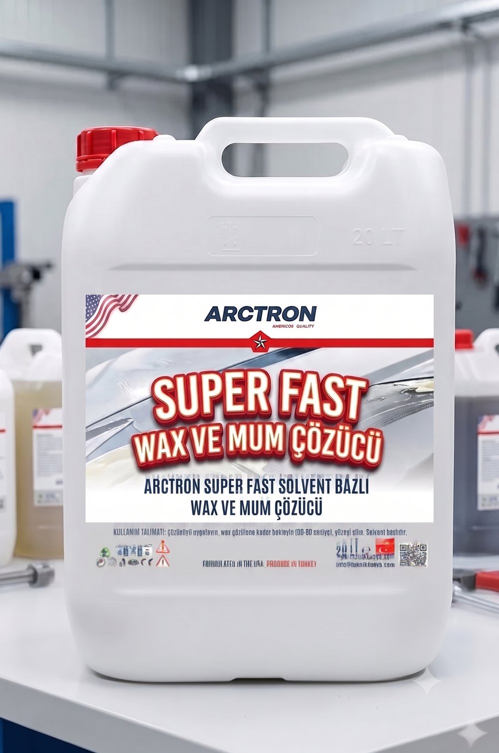 ARCTRON SÜPER FAST Solvent Bazlı Wax ve Mum Çözücü - 20 KG