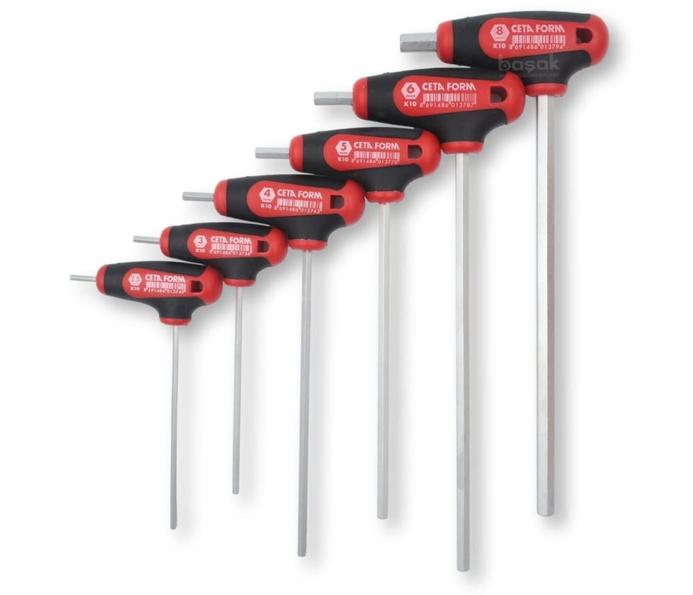 Ceta Form 1000V T Saplı Allen Anahtar - 3x100 mm