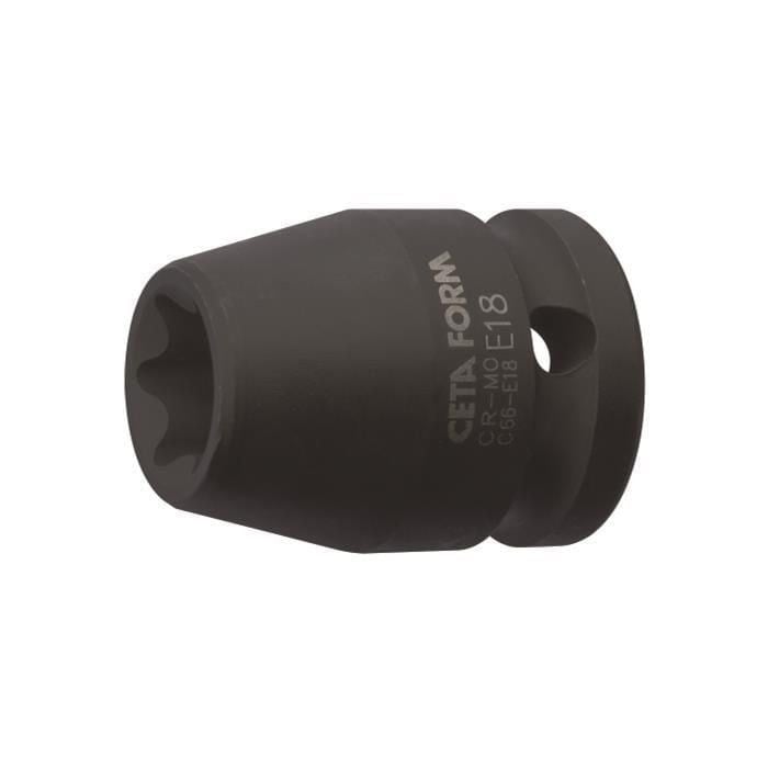 Ceta Form 1/2'' Dış TORX Havalı Lokma Anahtar - E10 /Kartlı