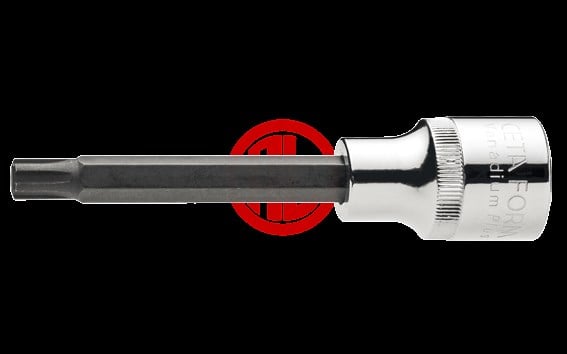 Ceta Form 1/2'' RIBE Uçlu Lokma (Uzun Tip) - M08 x 100 mm / Kartlı