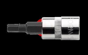 Ceta Form 1/4'' Allen Uçlu Lokma - 2.5 x 37 mm / Kartlı