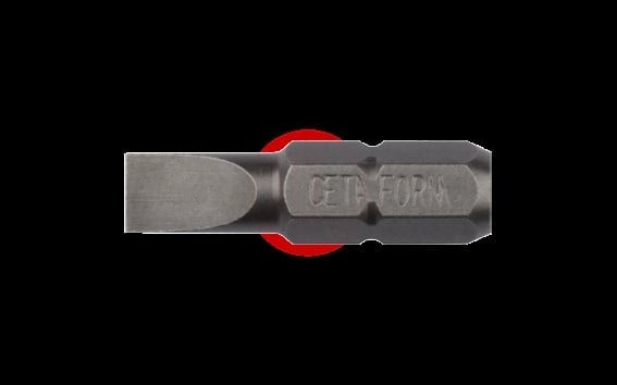 Ceta Form 1/4'' Düz Bits Uç - 3.0 x 25 mm