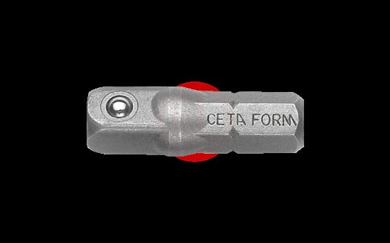 Ceta Form 1/4'' Lokma Adaptörü (Manuel Kullanım) - E:1/4''x 75 mm