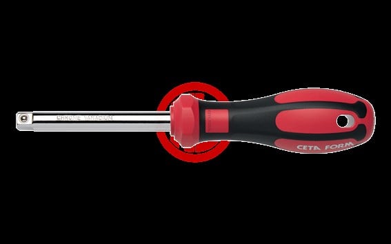 Ceta Form 1/4'' Lokma Tornavidası - 115 mm / Kartlı