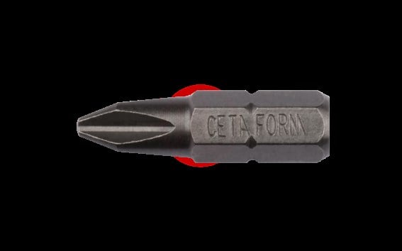Ceta Form 1/4'' Yıldız Bits Uç (50'li Pakette) - PH1 x 25 mm