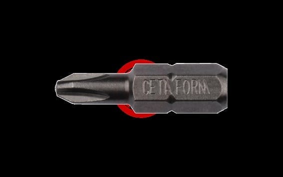 Ceta Form 1/4'' Yıldız Bits Uç (Düşük Çap) - PH2 x 25 mm