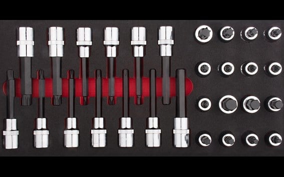 Ceta Form 29 Parça 1/2'' TORX/Allen/XZN Lokmalı Bits Takımı (EVA'lı)