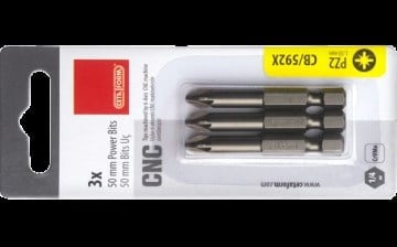 Ceta Form 3 Parça 1/4'' Pozidriv  Bits Uç- PZ3 x 50 mm / Kartlı