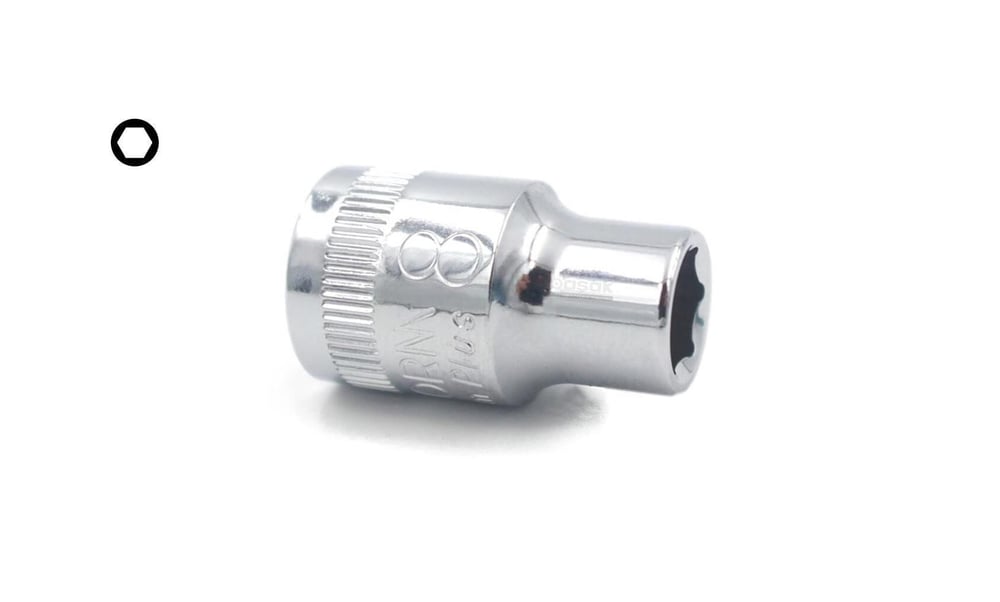 Ceta Form 3/8'' 1000V 6 Köşe Lokma Anahtar - 6 mm