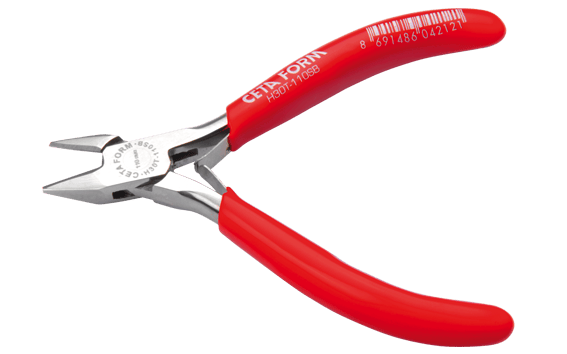 Ceta Form C-TRONIC Basic Elektronikçi Yan Keski (Sivri Kafa- Açılı Kesim) -110 mm / Kartlı