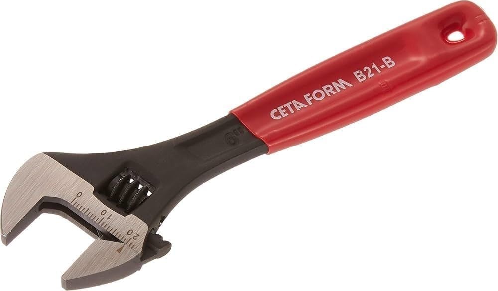 Ceta Form Kurbağacık Anahtar (Krom Kaplı-PVC Daldırma Saplı) - 150 mm