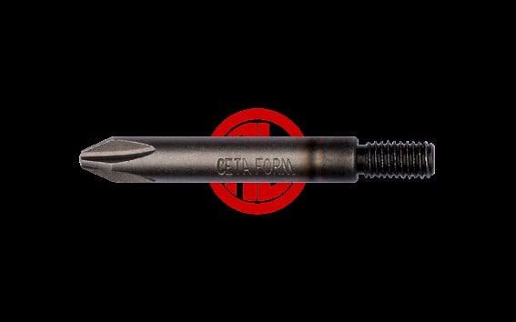 Ceta Form M5 Pozidriv Bits Uç (Vidalama Makineleri için) - PZ2 x 45 mm