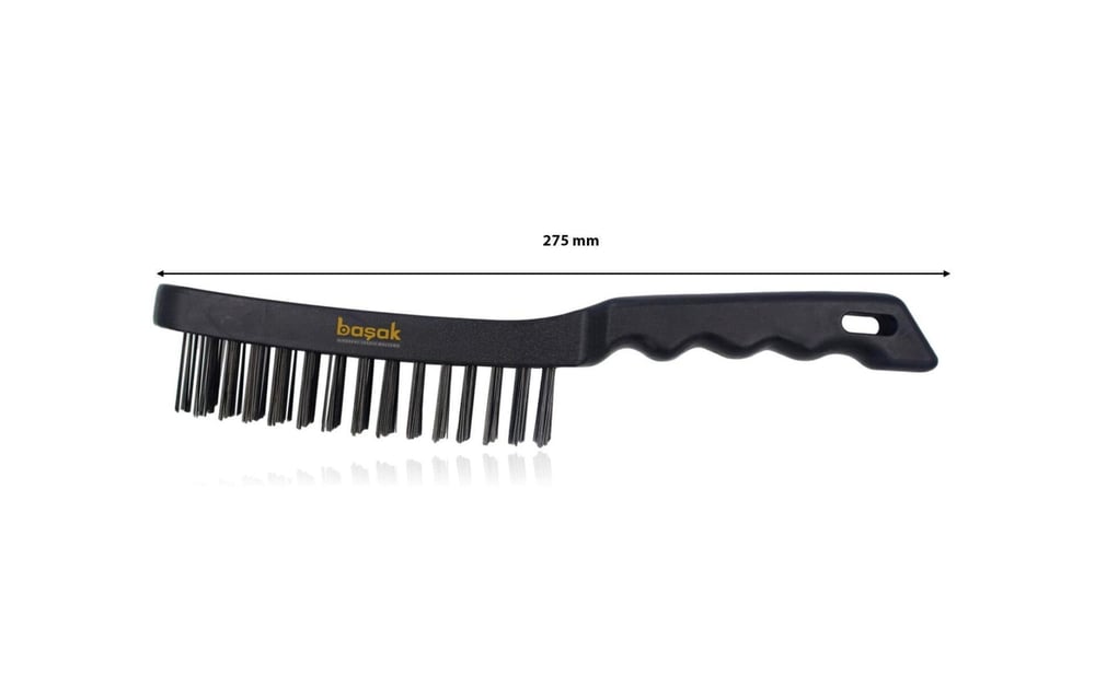 Ceta Form Plastik Saplı Tel Fırça (4 Sıra Telli) - 275 mm