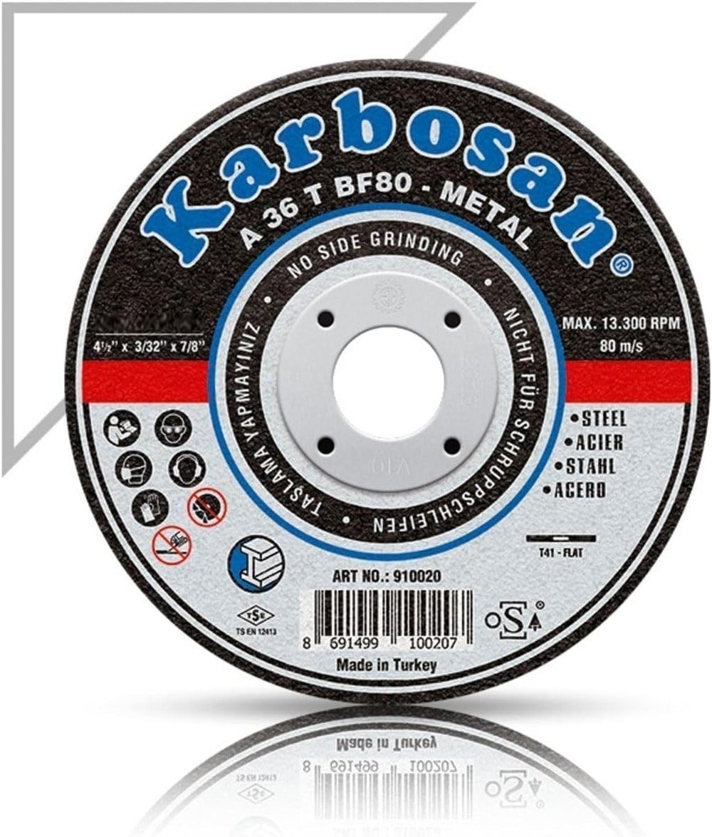 KARBOSAN 115 x 3,0 x 22 Alüminyum Kesme Taşı