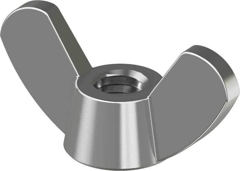 M 5 INOX Kelebek Somun A2 304 DIN 315