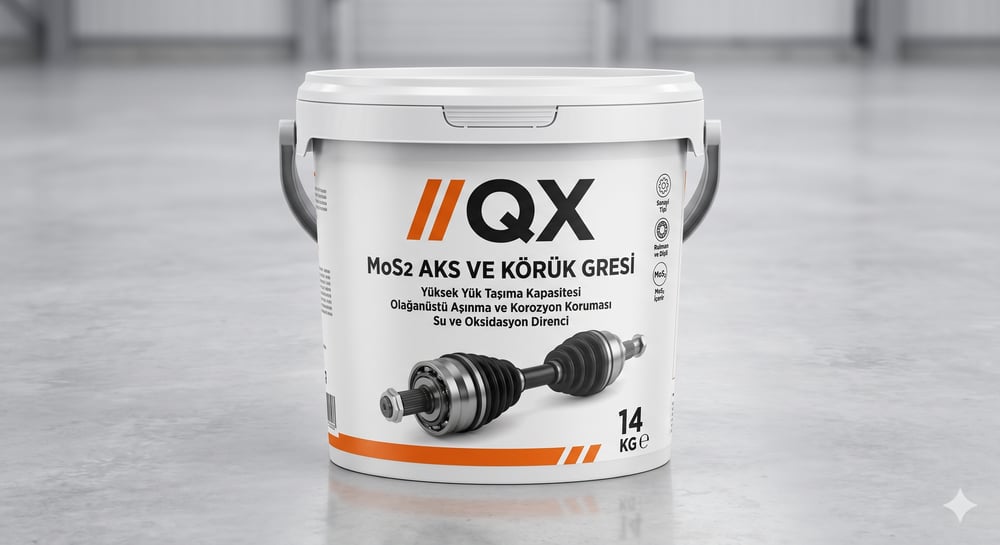 QX MOS2 Aks ve Körük Gresi - 1 KG