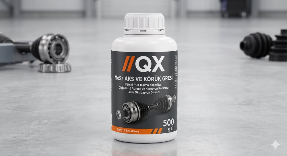 QX MOS2 Aks ve Körük Gresi - 500 GR
