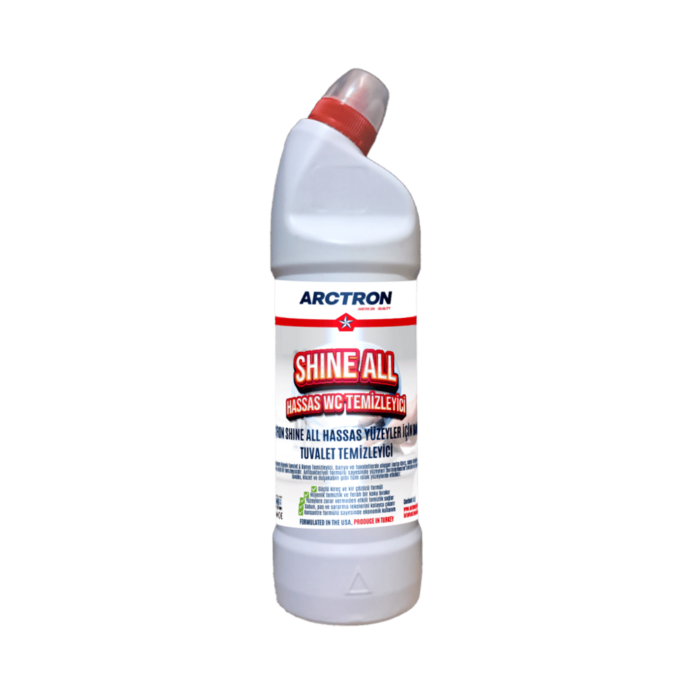 Shine All Hassas Yüzeyler İçin Banyo Tuvalet Temizleyici 1 Lt
