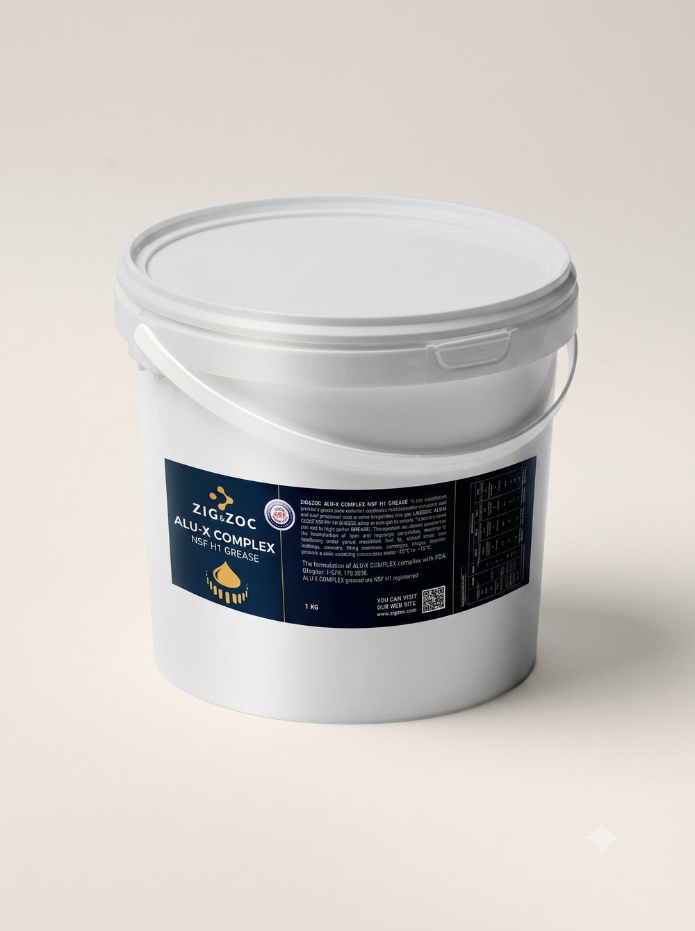 ZIG&ZOC ALU-X  NSF H1 Alüminyum  Complex Gres - 14 KG