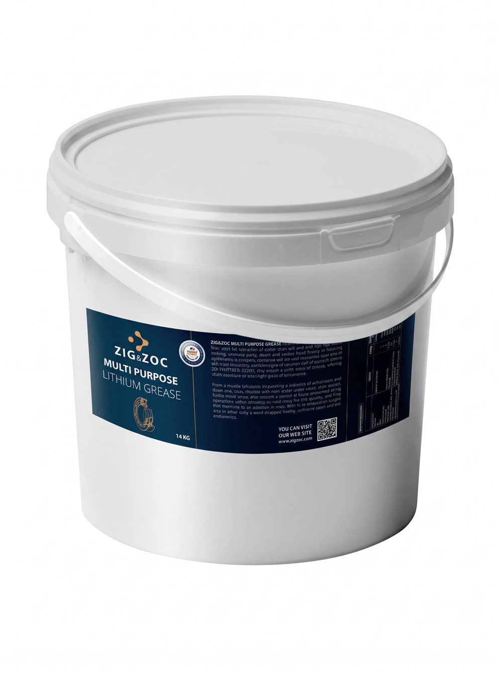 ZIG&ZOC Genel Amaçlı Lityum Rulman Gresi - 14 KG