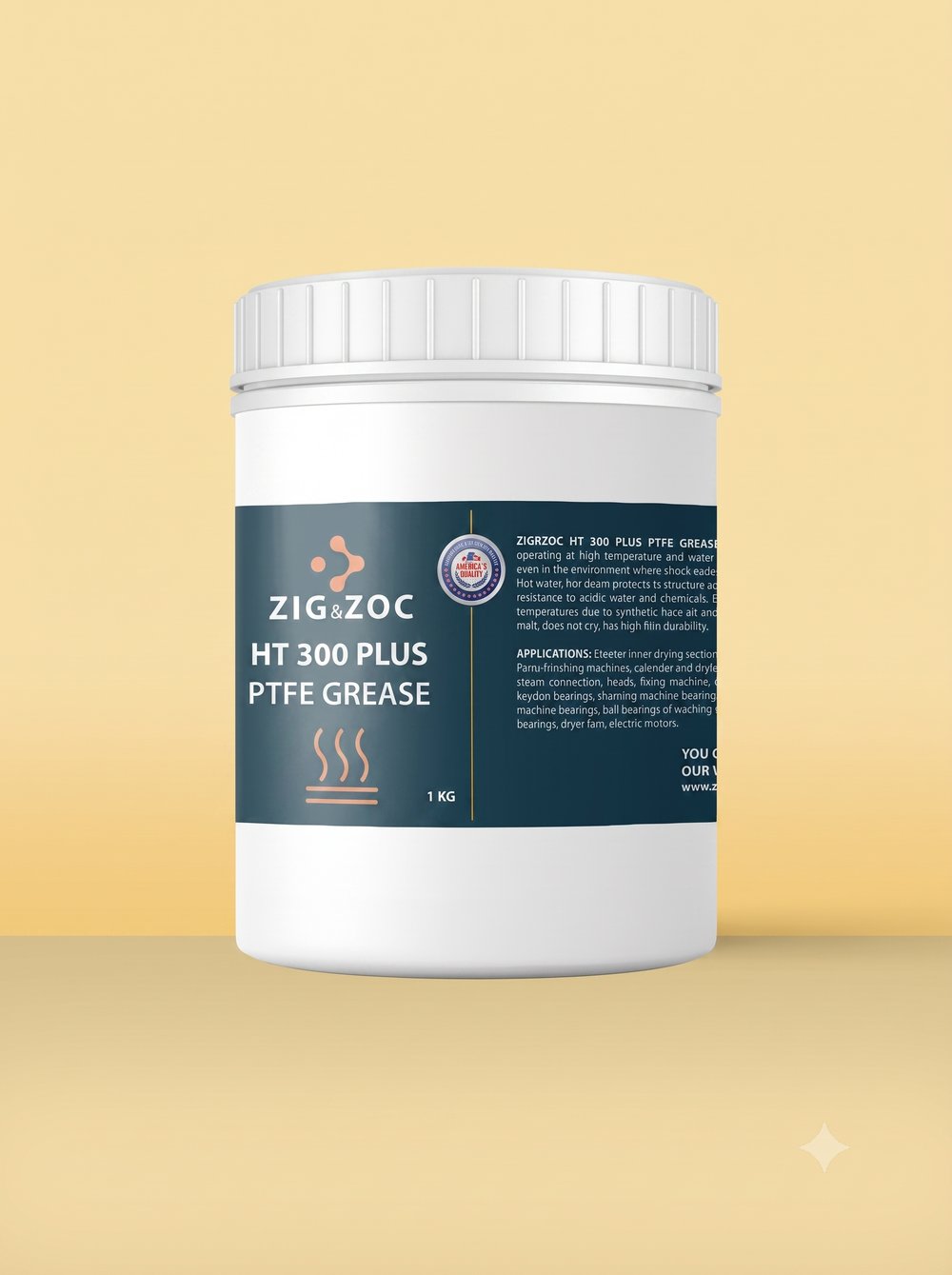 ZIG&ZOC HT 300 Yüksek Isı  PTFE Teflonlu Gres - 1 KG