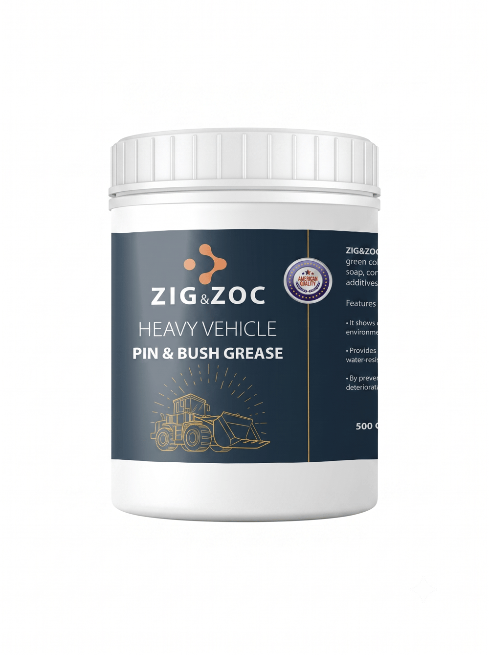 ZIG&ZOC İş Makinesi Burç ve Pim Gresi - 500 GR