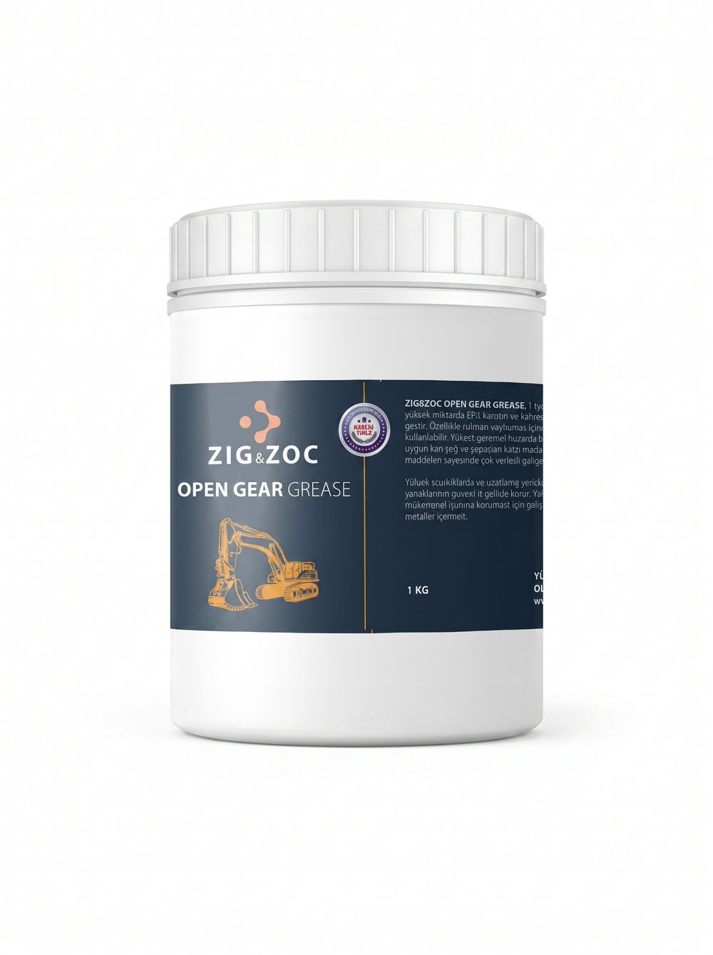 ZIG&ZOC İş Makinesi Göbek Dişli Gresi - 1 KG