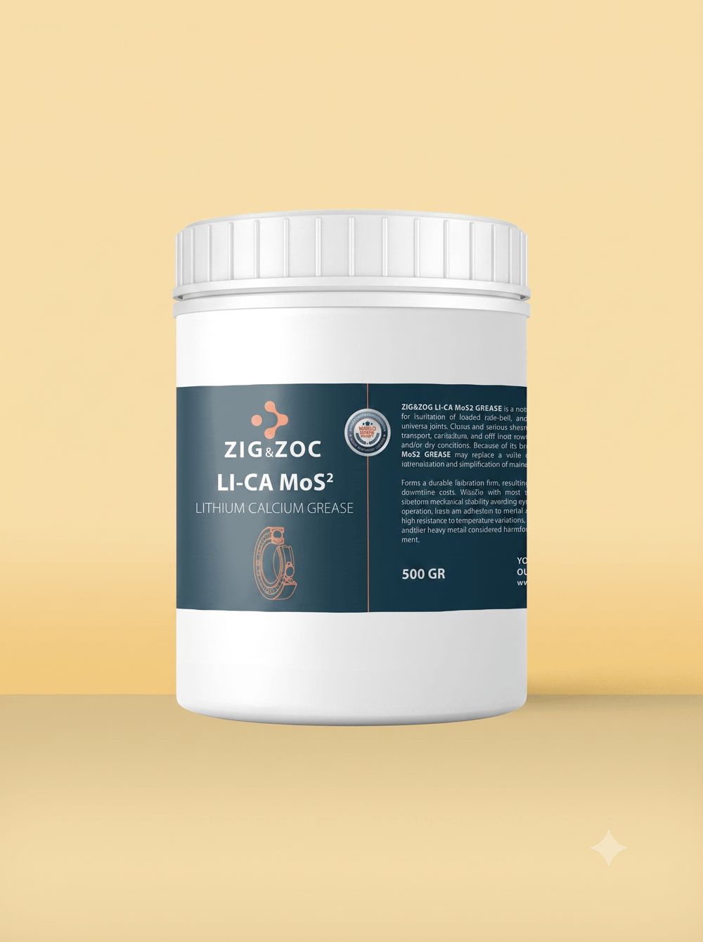 ZIG&ZOC LI-CA Genel Amaçlı Lityum Kalsiyum Gres - 500 GR