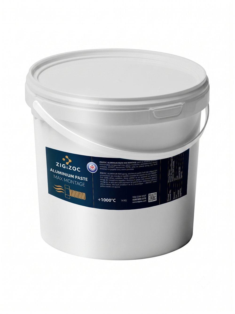 ZIG&ZOC Max Montage Anti Seize Alüminyum Montaj Pastası - 14 KG