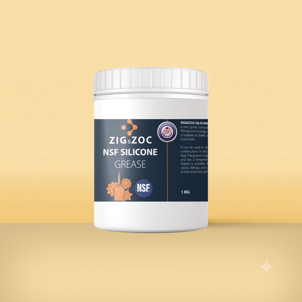 ZIG&ZOC NSF H1 Silikonlu Şeffaf Gres - 500 GR