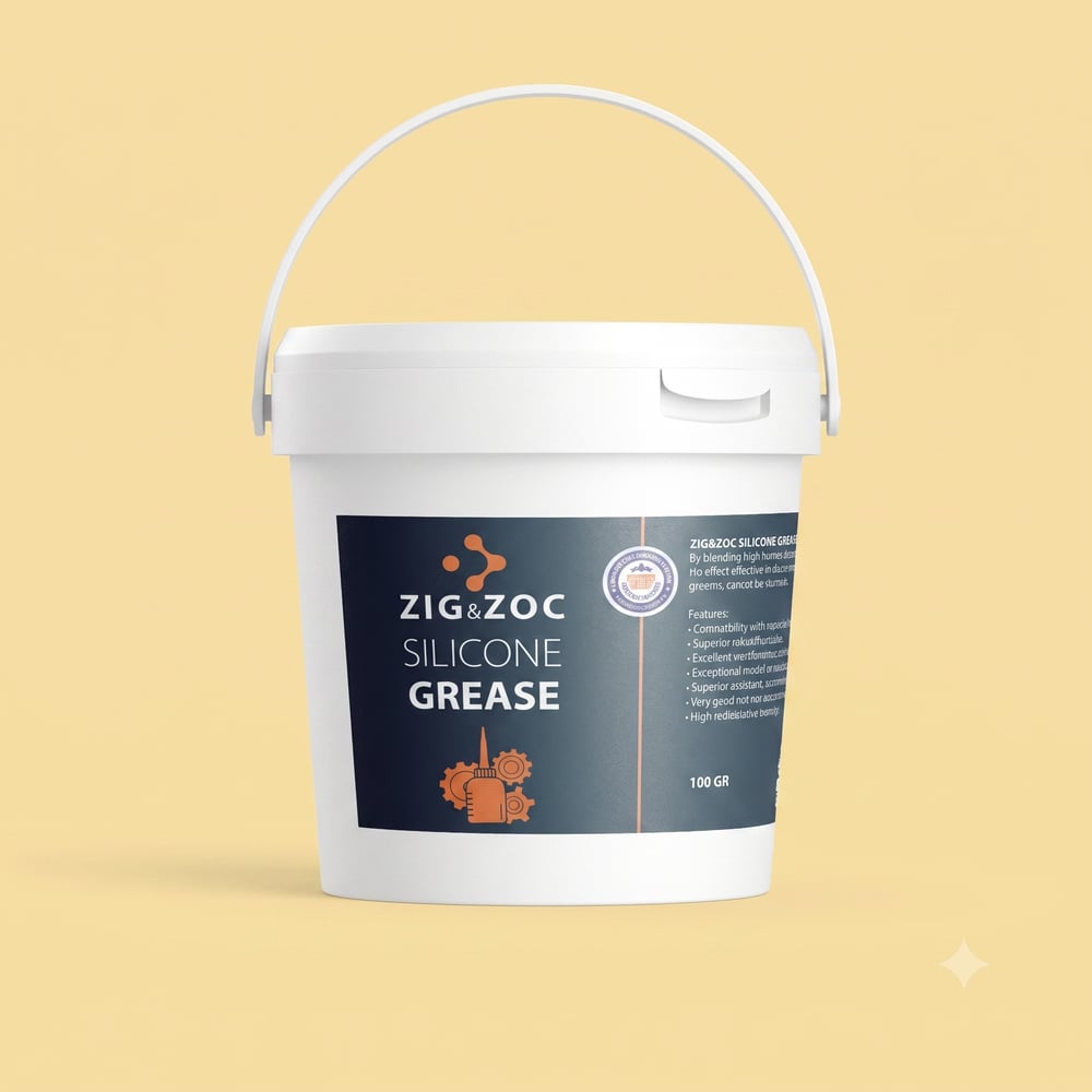 ZIG&ZOC Silikon Gres Şeffaf O-ring Plastik-Metal Yağlama - 100 GR