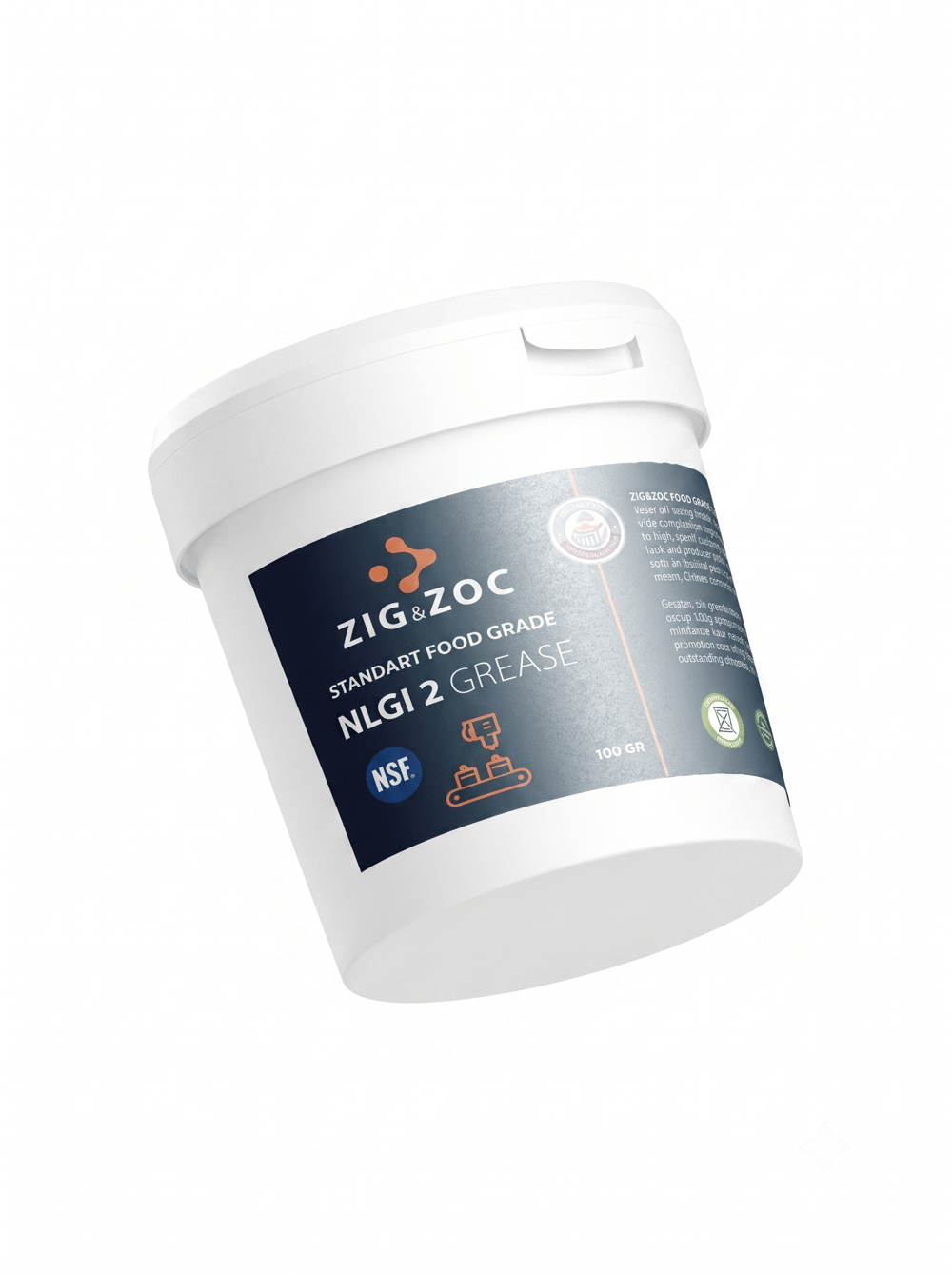 ZIG&ZOC Standart Food Grade Gıda Gresi NSF H1 - 100 GR