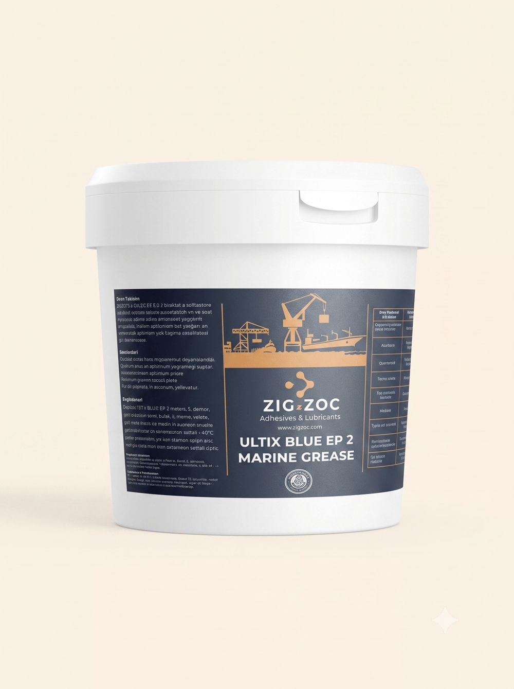 ZIG&ZOC ULTIX BLUE EP 2 Marin-Denizcilik Gresi - 100 GR