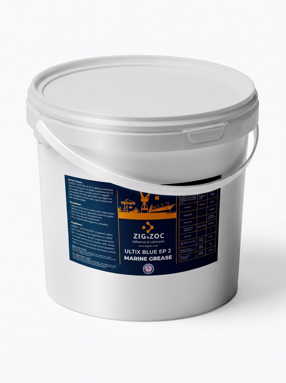 ZIG&ZOC ULTIX BLUE EP 2 Marin-Denizcilik Gresi - 14 KG