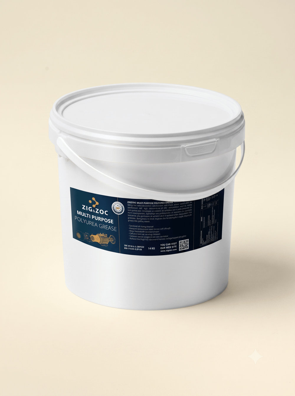 ZIG&ZOC Yüksek Devir-Hız Performans Poliüre Gres EM - 14 KG