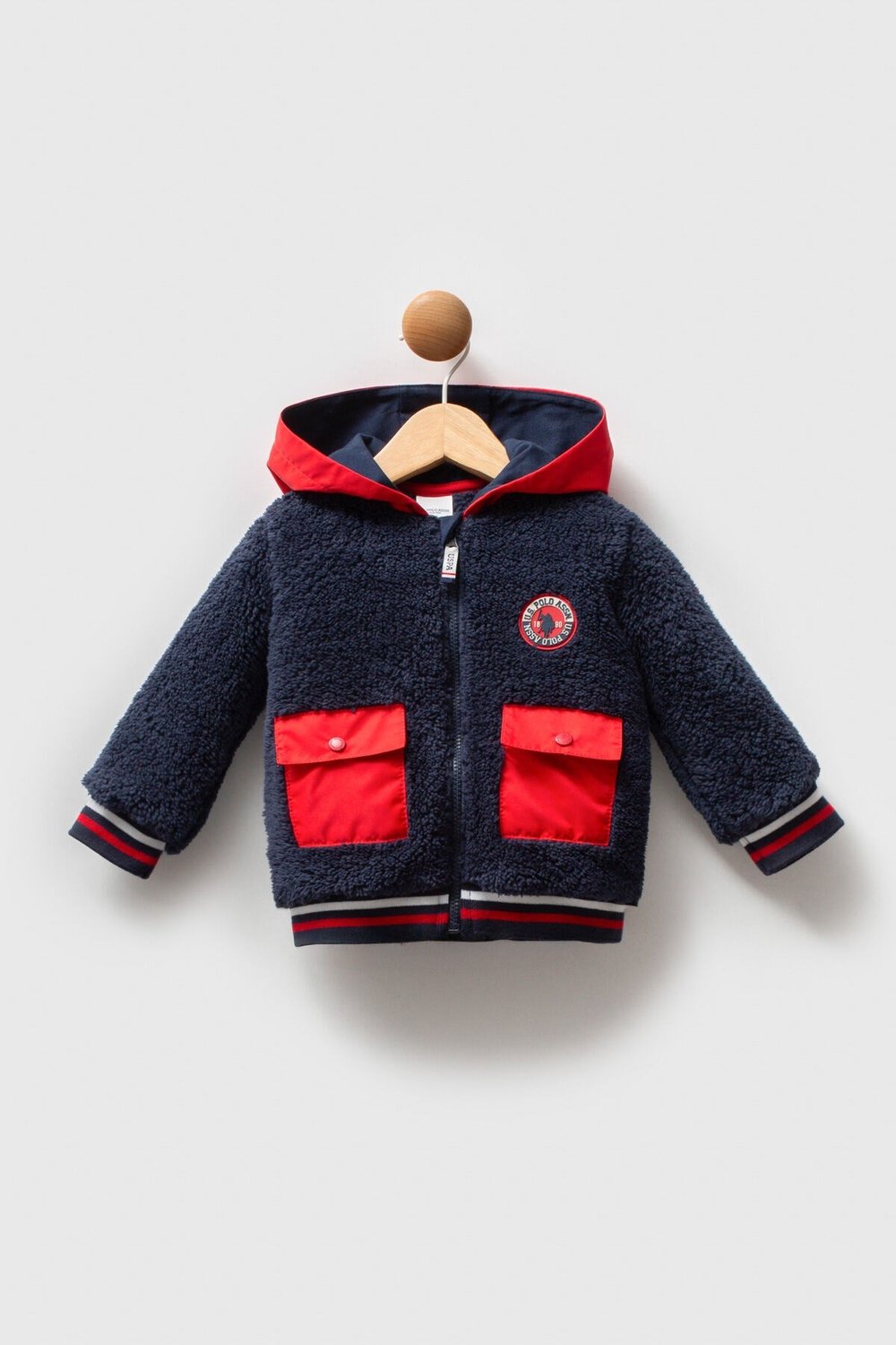 U.S. Polo Assn Erkek Bebek Bebek Mont Lacivert